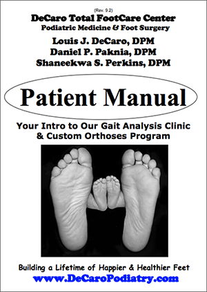 DeCaro Total Foot Care Center Patient Manual