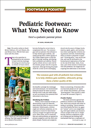 Pediatric Footwear: What You Need to Know